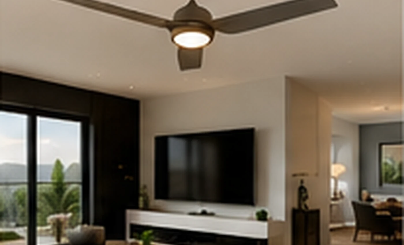 Ventilateurs de plafond Faro dans un intérieur adapté