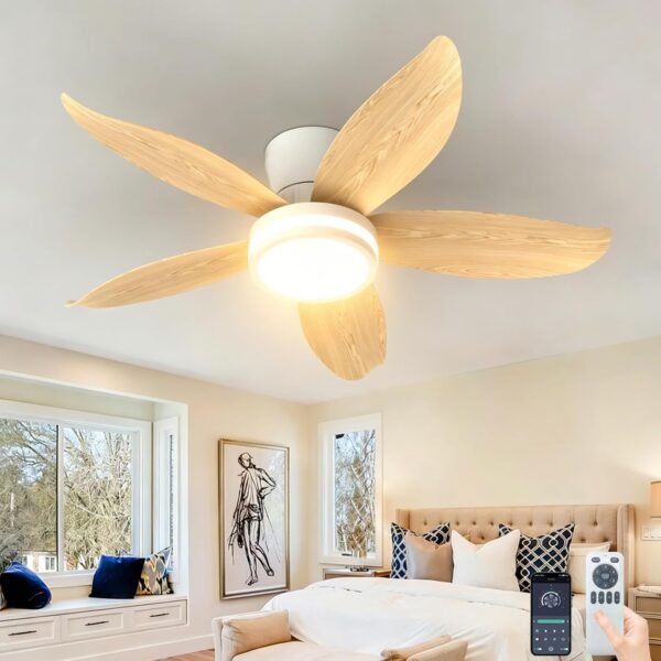 Fachae 106-5, ventilateur de plafond, avec lumière et télécommande