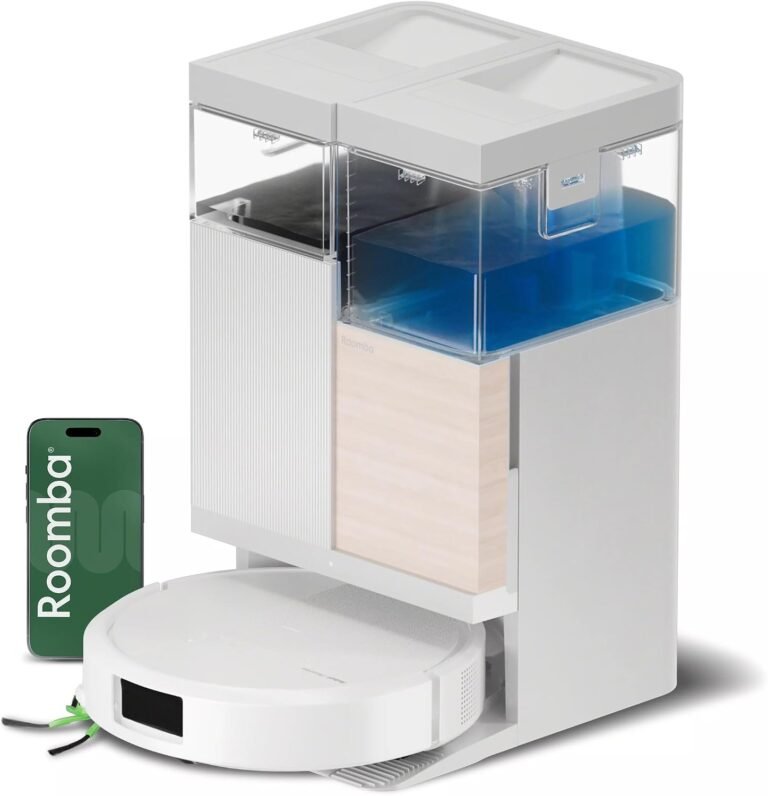 iRobot Roomba Plus 575 Combo Autowash, 25 KPa, Base Multifonction