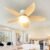 Fachae 106-5, ventilateur de plafond, avec lumière et télécommande