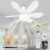 VHV Ventilateurs de plafond avec lampe intégrée, ventilateur de plafond avec lumière